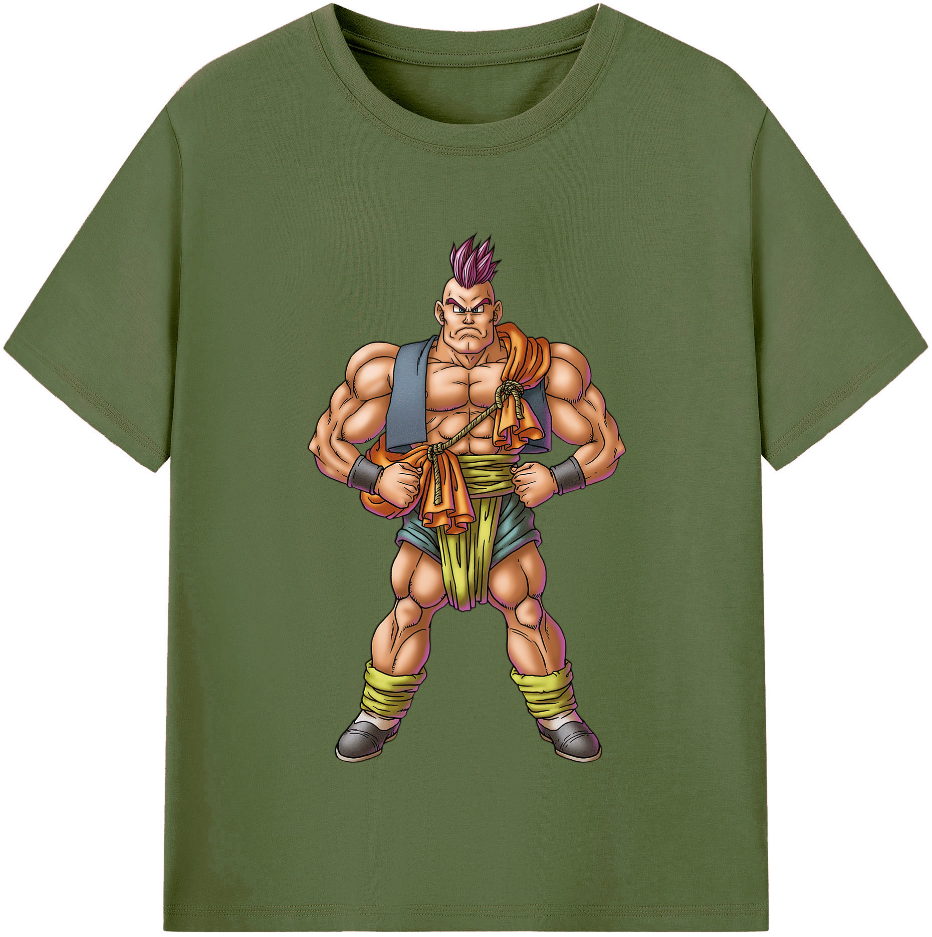 （画像用） ドラゴンクエスト Doragon Kuesuto Dragon Quest 綿100％半袖Tシャツ（フロントプリント）